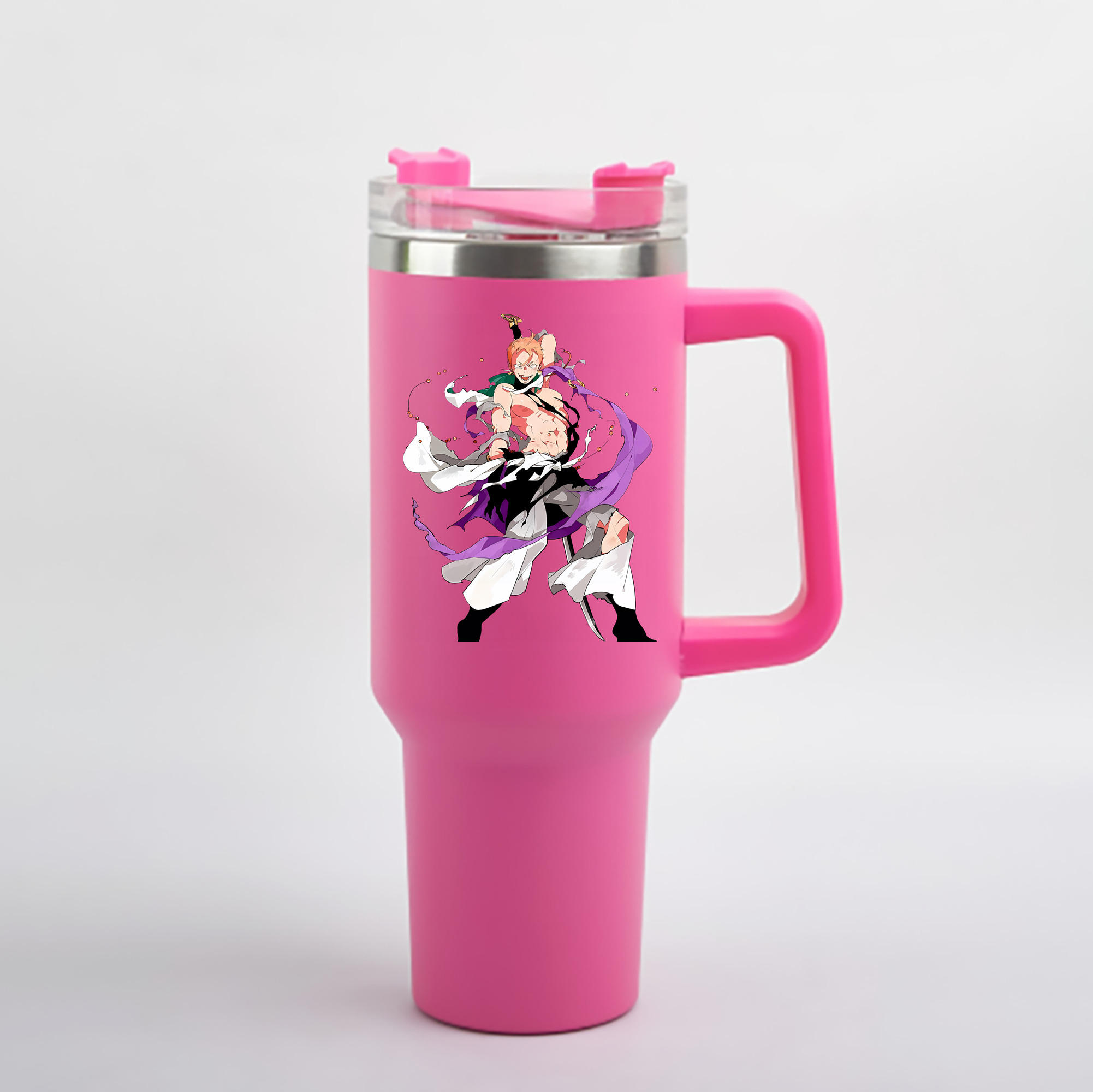 刀剣乱舞 Touken Ranbu 1200mL車用タンブラー - クリスタルステッカー（プラスチックストロー付き）